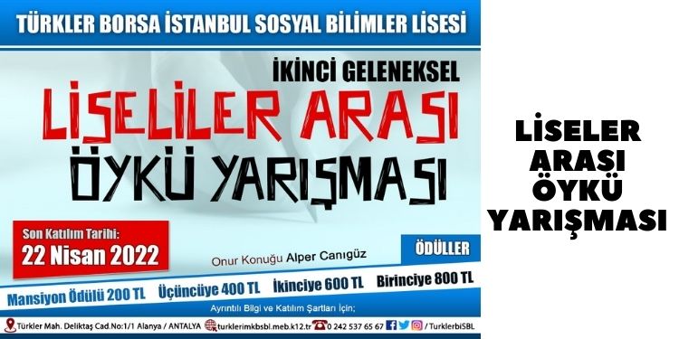 türkler borsa istanbul sosyal bilimler lisesi öykü yarışması